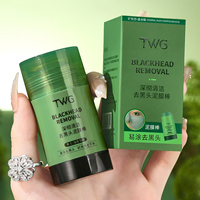TWG Marque distributeur Masque facial nettoyant en profondeur pour enlever les points noirs Bâton de masque pour huile de peau et rétrécissement des pores Soin du visage Bâton de masque facial