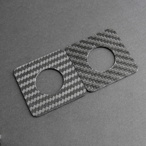 Placa de hoja de fibra de carbono CNC 3K personalizable de alta calidad de venta directa de fábrica - Product Image 3