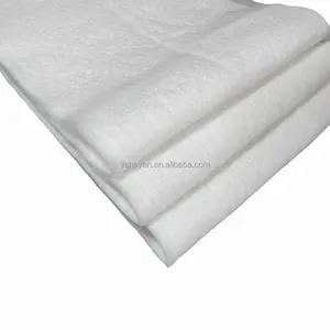 सफेद सांस हाइड्रोफिलिक कपास सुई ने गैर-बुना हुआ महसूस पैड मैट सेल्यूलोज विस्कोज़ रेयन फाइबर - Product Image 1