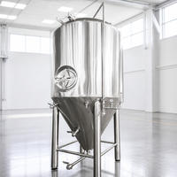 Cuve de Fermentation Enrobée Tonsen 5000L en SUS304 avec Contrôle de Température PLC/PID pour Brasserie Industrielle et Artisanale