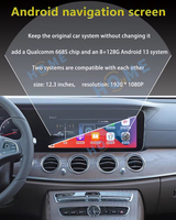 Système multimédia Android à double écran de nouvelle conception, tableau de bord LCD pour Mercedes W213 W222 W257 W463 E G S CLS 2016-2025