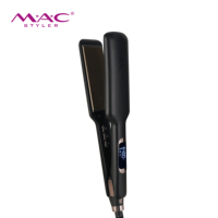 Plancha de Pelo Eléctrica Profesional de Titanio MAC para Mayoristas con Pantalla LED y 1 Año de Garantía para Uso en Hoteles y Autocaravanas