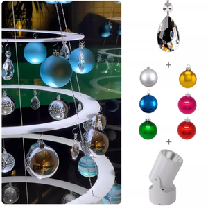 <span class=keywords><strong>Sapin</strong></span> <span class=keywords><strong>de</strong></span> Noël en spirale rotatif avec lumière LED, 2 m, <span class=keywords><strong>sapin</strong></span> <span class=keywords><strong>de</strong></span> Noël moderne en métal avec étoile sur le dessus pour la décoration <span class=keywords><strong>de</strong></span> la maison, des fêtes et des fenêtres - Product Image 4