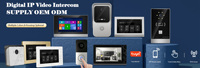 Système d'interphone vidéo IP TCP intelligent Tuya étanche pour immeubles multi-appartements