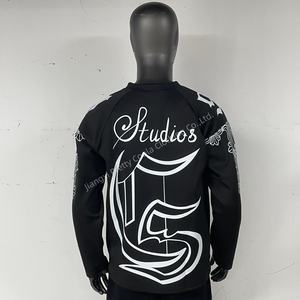 MT1515 уличная одежда на заказ Джерси мужская футбольная форма оптовая продажа ретро с длинным рукавом 100% Полиэстеровая Футбольная Одежда - Product Image 2