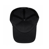 Casquette Snapback 5 Panneaux Respirante et Résistante à l'Eau avec Cordon, Chapeaux de Golf Imperméables Haute Performance pour Commandes en Gros avec Logo Personnalisé