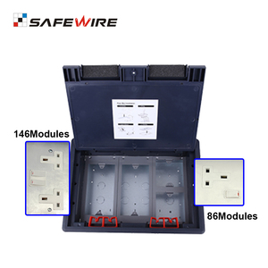 Cubierta abatible universal de piso oculto IP44 16A Toma de tierra de salida múltiple con puertos personalizados - Product Image 3