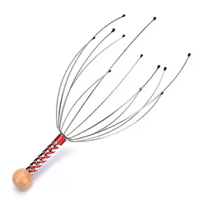 Hot Koop Spider Handheld Metalen Hoofd Scalp Massager