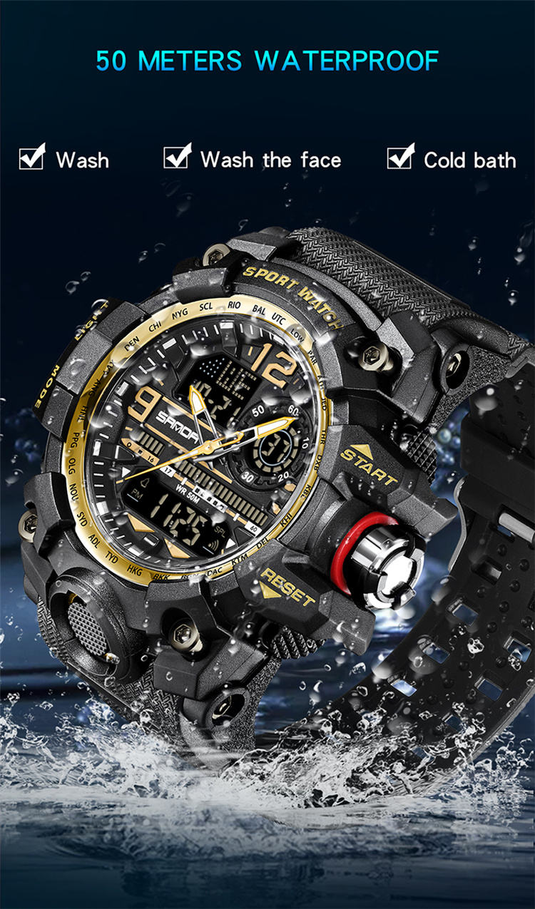 SANDA 3133 Men's Watch Waterproof Sports Quartz Timepiece