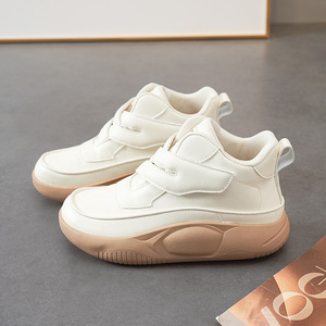 Mid-top Women's Autumn New Student Microfiber Korean-style Casual Toe Non-slip Torre Sports Shoes Plastic Outsole Trendy 5003 - Product Image 4
