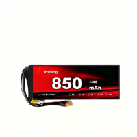 Baterai Drone FPV TL 850mah 4S 15.8V High Discharge TL-850-4S-15.8V 350Wh/kg Densitas Energi Tinggi Drone Survei Sayap Tetap Pro