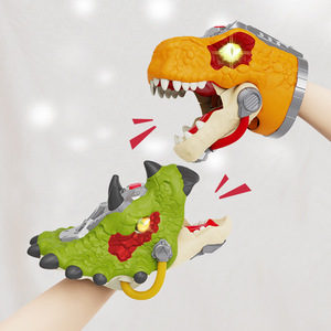 Marionnette de dinosaure avec effets lumineux et sonores pour enfants de 4 à 7 ans, jouet interactif - Product Image 4