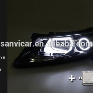 New for K5 2010-2013 LED Headlight Assembly with Xenon <b>Projector</b> Lens and LED Angel Eyes DRL - Product Image 2