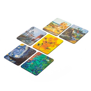 Van Gogh Traditional Soft <strong>Rubber</strong> Customizable Square Fridge <strong>Magnet</strong> &amp; Magnetic Sticker for Kitchen Decor Gift Home - Product Image 3