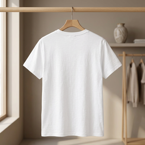 T-shirt décontracté de haute qualité, 100% polyester, col rond, manches courtes, pour femmes, parfait pour l'été et le printemps, fabriqué au Bangladesh - Product Image 6