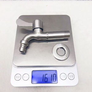 ก๊อกน้ำสแตนเลส 304 แบบยืดได้ 13 ซม. สำหรับระเบียง อ่างล้างจาน ติดตั้งง่าย - Product Image 1