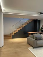 Ensemble d'armoires d'escalier gain de place meubles de maison intérieur sous escalier armoires Solution de stockage pour sous l'escalier