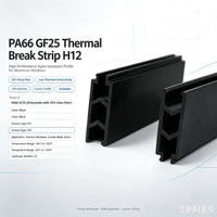 Bande de rupture thermique en polyamide PA66 GF25 H12 haute résistance pour mur-rideau de bâtiment, vente en gros usine