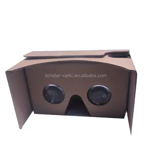 マーチ推進5%-10% 新着google段ボールV2.0 vr 3Dメガネ、無料サンプル工場仮想現実メガネ