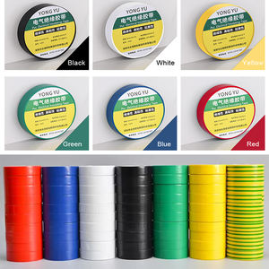 Chine YONGYU Usine Stock 600V Étanche Auto-Adhésif Rouleau Résistant À La Chaleur Isolation Isolante Électrique PVC Ruban Électrique - Product Image 3