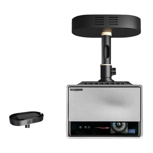 Support de projecteur universel rotatif <span class=keywords><strong>Cine</strong></span>, support de plafond en acier, adaptateur robuste avec longueur réglable, capacité de charge de 15 cm, 15 kg - Product Image 6