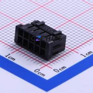 DF11-10DS-2C Housing (Wire-to-Board / Wire-to-Wire) P=2mm Connector ( Jack Structure: 2x5P )( Pitch: 2mm )( Row Spacing: 2mm ) - Product Image 2