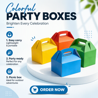Boîtes à rabat en papier couleur pastel en gros, personnalisables avec logo, pour loisirs créatifs pour enfants, pique-niques, collations, friandises, et boîtes cadeaux en vrac pour fêtes de Pâques