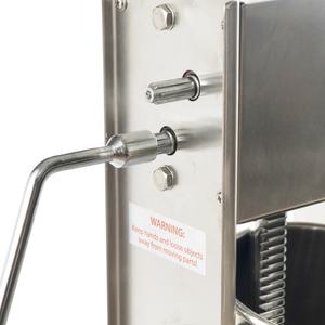 Machine à farcir les saucisses industrielle de 12 L, type vertical manuel, construction robuste, idéale pour la <span class=keywords><strong>boucherie</strong></span> gastronomique et les petites usines alimentaires - Product Image 4