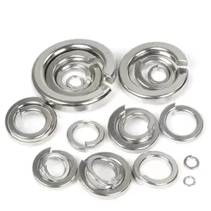 304 stainless steel spring washer GB93 open spring washer M3M4M5M6-M24 series spring washer