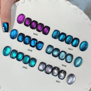 AILANUO alta calidad 15ml 6 colores Dark Night Star River Cat's Eye Gel set, blanqueamiento de verano, proveedor de gel de esmalte de uñas - Product Image 2