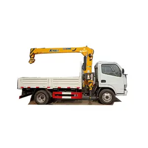 Sinotruk HOWO 4X2 6X4 8X4 3.2t 5t 6.3t 10t 12t Telescopic Folded Hiab Mounted Crane Construction Equipment Crane Mounted Truck