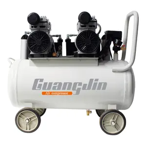 เครื่องทางการแพทย์ปราศจากน้ำมันเงียบ2HP 70L 1500W เครื่องอัดอากาศแบบลูกสูบ AC ไม่มีน้ำมัน