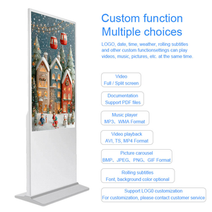 Free CMS <strong>Software</strong> Interactive Touch Screen Kiosk Monitor 4K <strong>LED</strong> LCD Vertical Digital Signage Advertising Shopping Display Player - Product Image 4