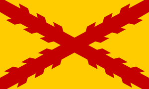 Bandera histórica de la cruz de Borgoña del <span class=keywords><strong>Imperio</strong></span> español, 90x150cm - Product Image 4