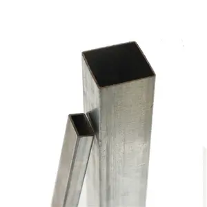 Galvanized Straight Seam Welded Erw Carbon Square Rectangular Steel Pipe