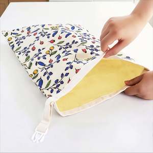 Reusable Beeswax Bread <b>Bags</b> for <b>Freezer</b> & Refrigerator Food Storage Covers - Product Image 2