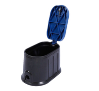 Boîtier de compteur d'eau prépayé OEM en plastique PP bleu Stron WB-01 STS, haute performance, tailles DN15-25, garantie 1 an