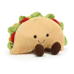Jellycatt British Doll JC Série Pain et Desserts : Gâteau, Thé au lait, Pain au levain, <span class=keywords><strong>Hamburger</strong></span>, Guimauve, Muffin - Jouet en plastique à réparer - Product Image 3