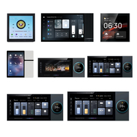 F6 Hotel Tuya Smart Life App Inwall Smart Home Control Panel Écran tactile 6 pouces avec bouton Zigbee Gateway BLE 2 Light Control