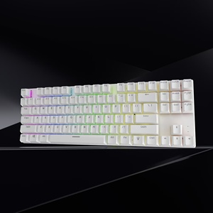 New BD87 <b>USB</b> Wired Mechanical <b>Keyboard</b> 87 Key LED Backlit With 17 Colors for PC Laptop ABS Plastic BD87 Wired RGB 75% Mechanical - Product Image 5