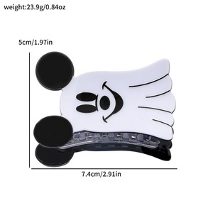 Fermaglio per Capelli Luminoso Leggero in Acrilico con Fantasmi, Cartoni Animati, <span class=keywords><strong>Anime</strong></span>, Zucca e Mickey per Halloween - Accessorio Quotidiano - Product Image 6
