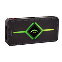 QiuzAim 5V 3 broches ARGB Hub avec contrôleur de ventilateur PWM à distance sans fil pour la synchronisation de la carte mère et l'éclairage du châssis de bureau