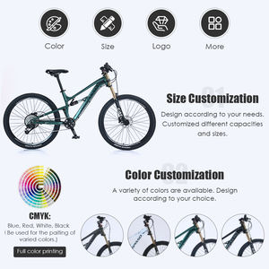 Vélos de montagne VTT pour adultes, cadre en aluminium 27,5 pouces, 11 vitesses, freins à disque hydrauliques, double suspension, en stock en usine - Product Image 2