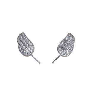 Accesorios de Plata S925 con Diseño de Diablillo y Alas Grandes, Estilo Barroco, Versátil, Bandeja Hueca con Perla Alienígena, Aleación Chapada en Oro 4066, Empacado en Bolsa - Product Image 5