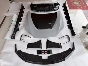 Kit Carrozzeria in Fibra di Carbonio Stile V per Tesla <span class=keywords><strong>Model</strong></span> S: Labbro Anteriore, Diffusore Posteriore, Paraurti, Parafango, Alette e Spoiler - Product Image 6