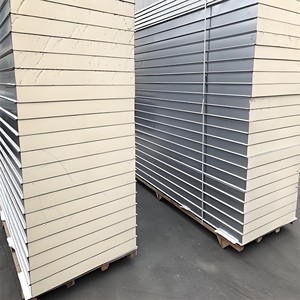 Trọng lượng nhẹ PU container nhà sạch phòng cách ly Bảng điều khiển bánh sandwich Bảng điều chỉnh 5 cm dày Pur bọt sản xuất - Product Image 3
