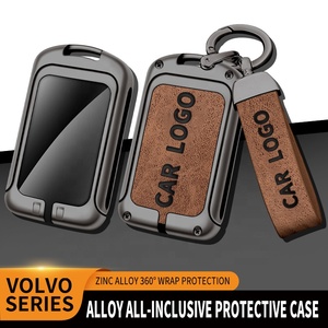 In Stock Metal Alloy Key Shell <strong>Case</strong> for <strong>Volvo</strong> XC40 Car Key Cover With Keychain Wholesale Zinc Alloy Key Covers - Product Image 2