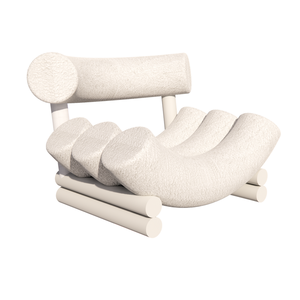 Sillón Reclinable Decorativo de Diseño de Lujo, Sillón <span class=keywords><strong>Individual</strong></span> con Brazos, Sillones Pequeños Tipo <span class=keywords><strong>Puff</strong></span>, Sillas de Madera Relajantes para Cafetería y Restaurante - Product Image 5