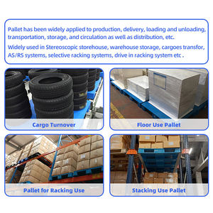 יורו פנים יחיד hdpe מחסן שטוח חובה כבד סיפון רשת מוצק 1200x1000 מ "מ יצרן פלסטיק מזרן - Product Image 5