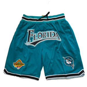 Pantalones Cortos de Baloncesto al por Mayor para Verano con Bordado Superior <span class=keywords><strong>Miami</strong></span> Americano de Secado Rápido y Diseño Transpirable con Bolsillos - Product Image 2